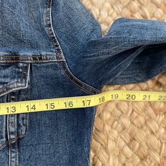 {Old Navy} Classic Blue Jean Jacket Size Small Petite - Picture 10 of 15